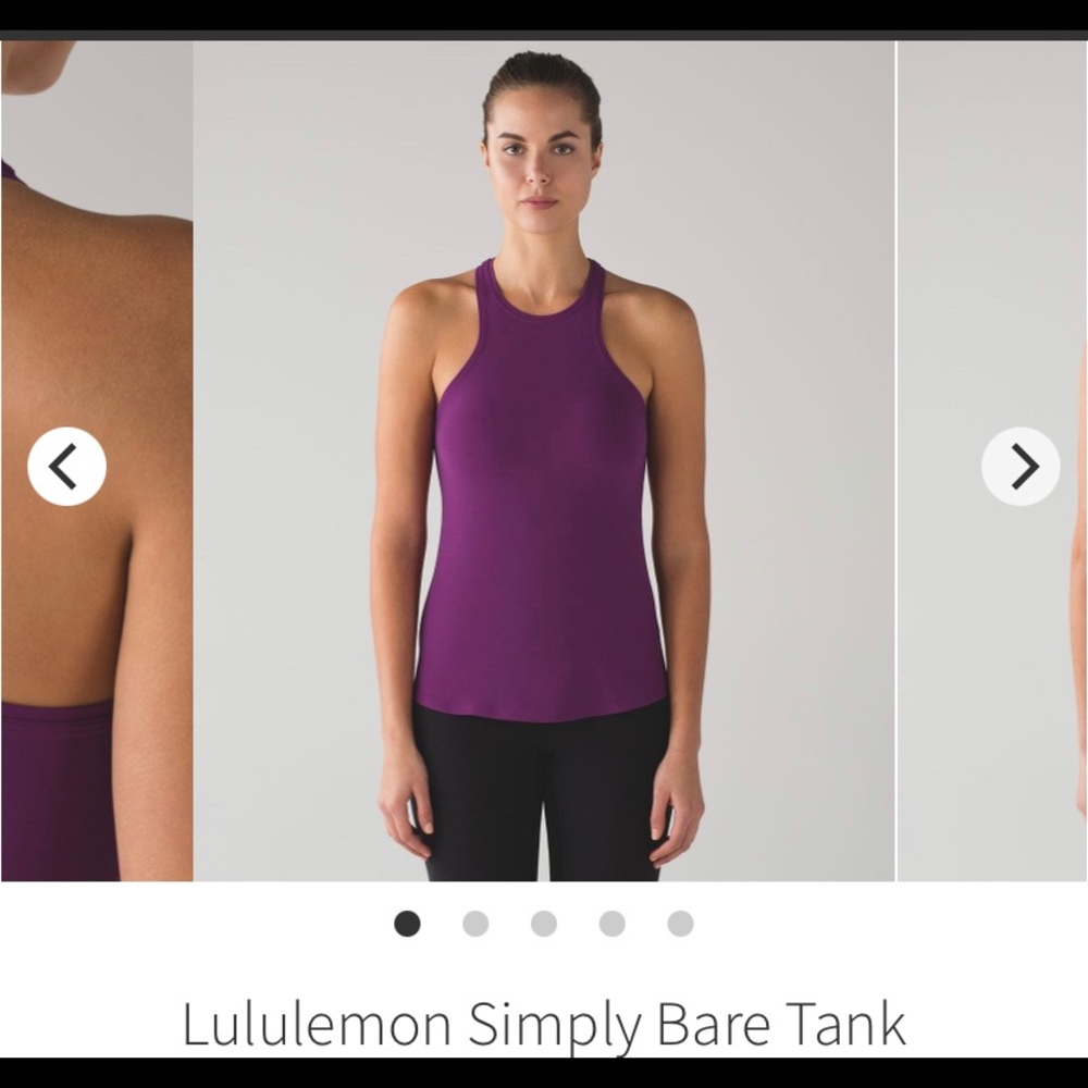 Simply Barre tank BLUE ***not purple